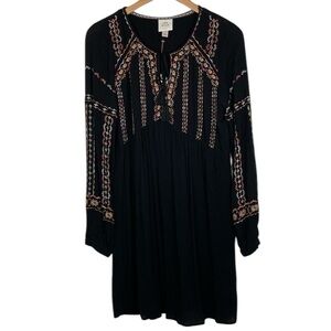 NEW Knox Rose Boho Embroidered Dress